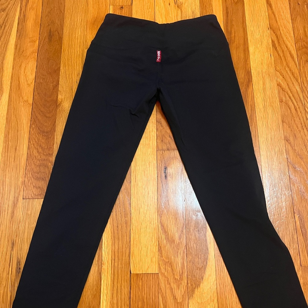 Black cropped Leggings